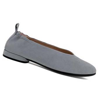 Ballerine Ecco Anine Plates Ballerina Femme Argent Grise | FR 4OKI